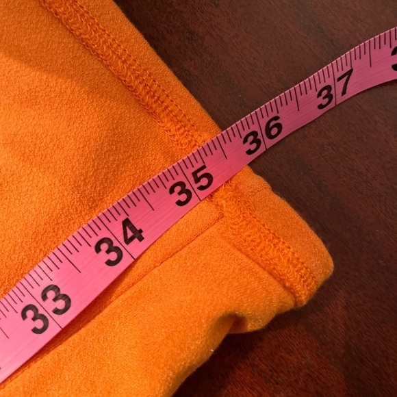 Naked Wardrobe Get Ribbed Snatched Joggers Sz XS Orange NW-2565 New - Picture 6 of 9